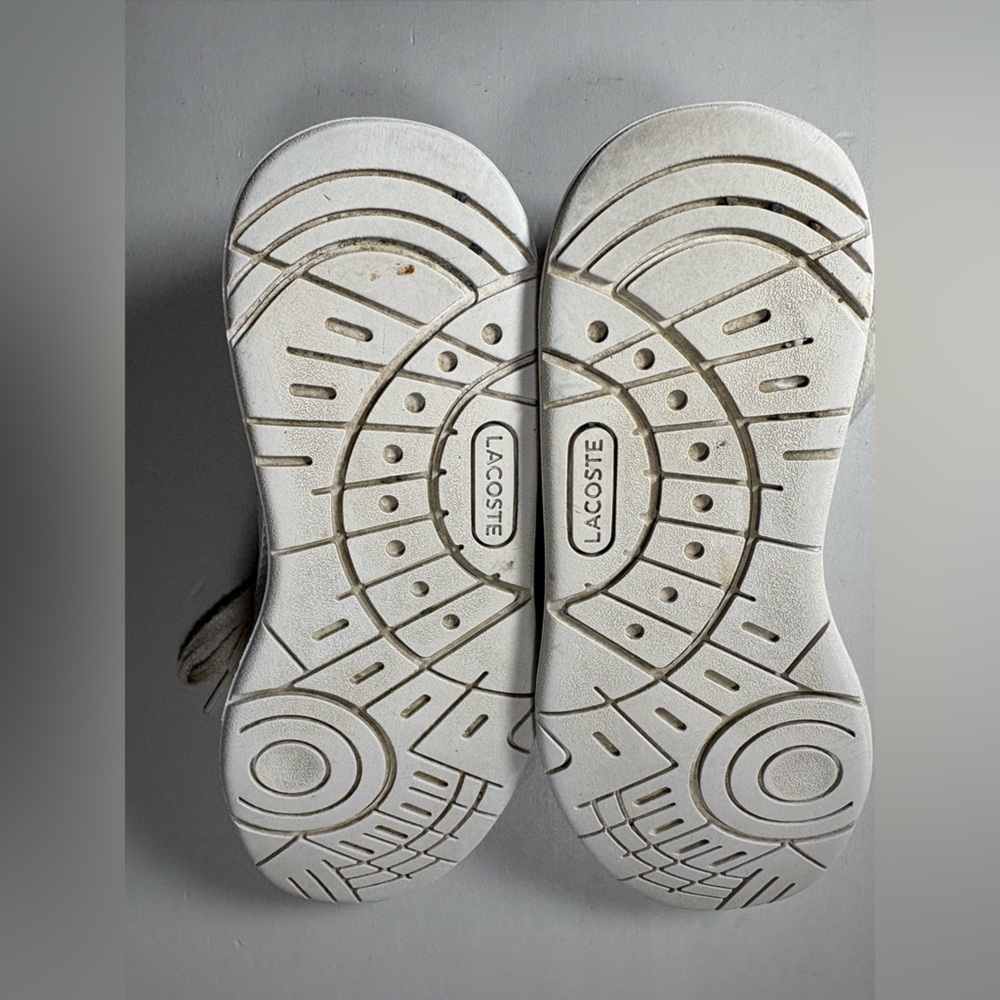 Lacoste White Low-Top Leather Sneakers - Picture 4 of 5